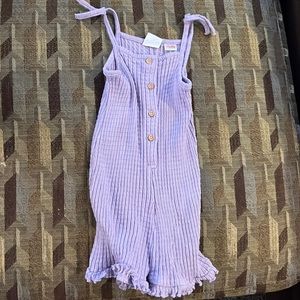 Zara purple romper